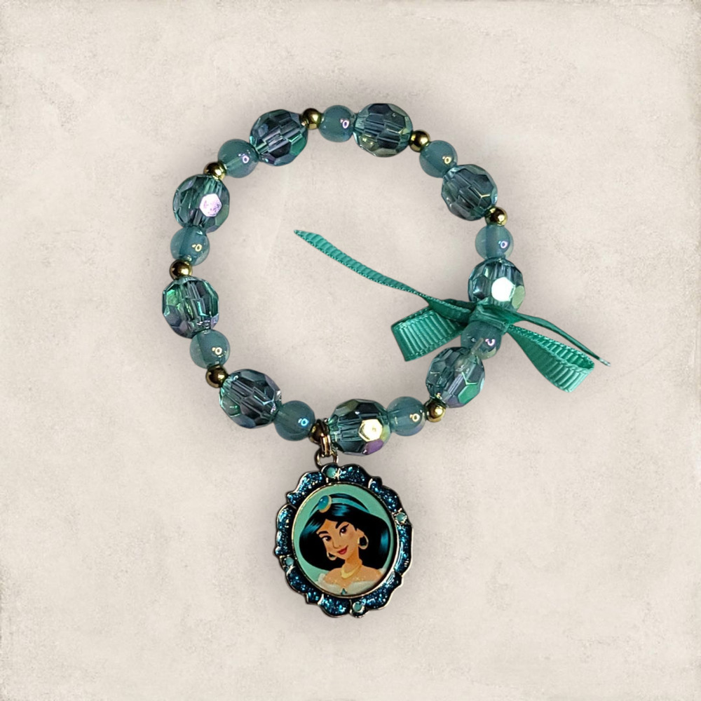 Disney Princess Jasmine Elastic Beaded Bracelet